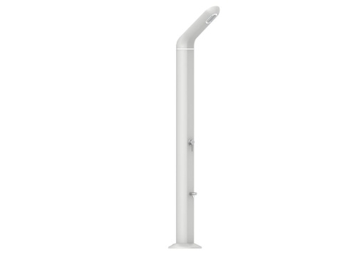 Prysznic ogrodowy solarny Gaverne 35 L aluminum srebrny Astralpool
