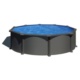 Basen ogrodowy stalowy aqua 350x120cm GRE