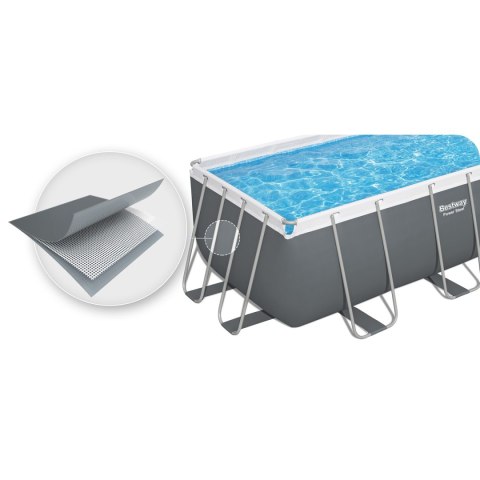 Basen ogrodowy stelażowy 412x201x122 cm 17w1 Bestway 56457N