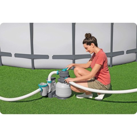 Pompa piaskowa 5678 l/h + piasek 25kg Bestway 58497