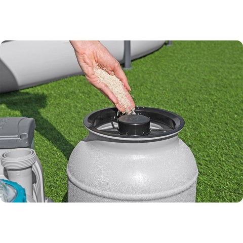 Pompa piaskowa 5678 l/h + piasek 25kg Bestway 58497