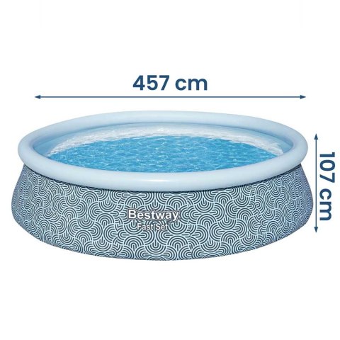 Basen ogrodowy rozporowy 457 x 107 cm 11w1 Bestway 57372