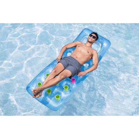 Materac plażowy z okienkiem 188 x 71 cm Bestway 43040 niebieski