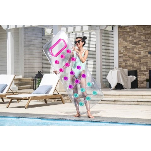 Materac plażowy z okienkiem 188 x 71 cm Bestway 43040 przeźroczysty