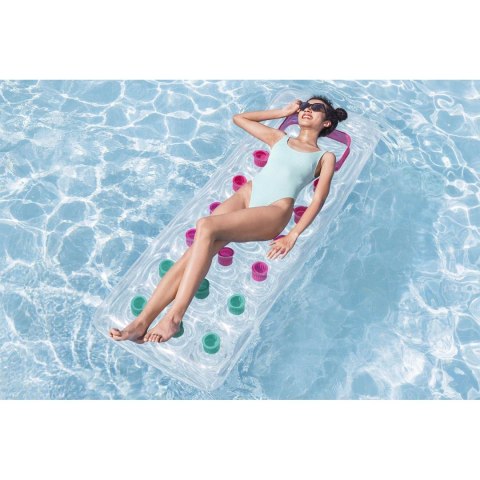 Materac plażowy z okienkiem 188 x 71 cm Bestway 43040 przeźroczysty