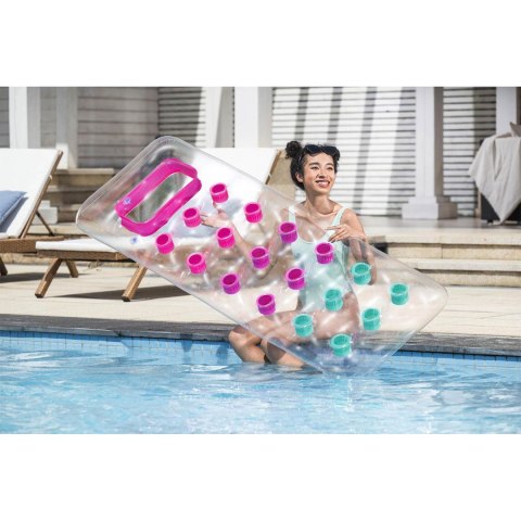 Materac plażowy z okienkiem 188 x 71 cm Bestway 43040 przeźroczysty