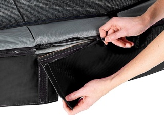 Trampolina ogrodowa Elegant Premium 244x427 cm Exit