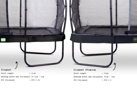 Trampolina ogrodowa Elegant 214x366cm Exit