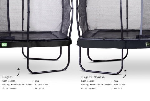 Trampolina ogrodowa Elegant Premium 214x366cm Exit