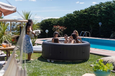Spa ogrodowe 204x204x70 cm 6 osobowe Rimba mspa