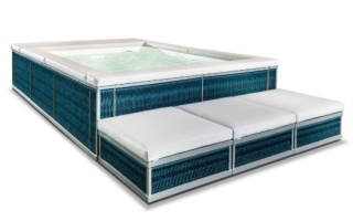 Basen ogrodowy 330x233x70 cm Nimfea Thiny 2 Laghetto