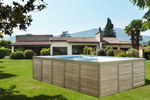 Basen ogrodowy 400x200x120 cm Antea Laghetto