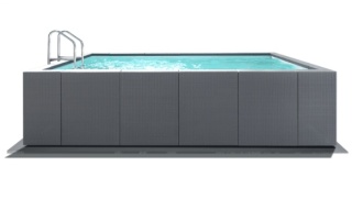 Basen ogrodowy 400x200x130 cm DolceVita Diva Laghetto XC24BIGRC11D