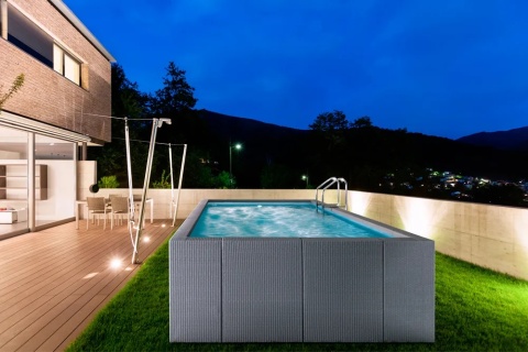 Basen ogrodowy 400x200x130 cm DolceVita Diva Laghetto XC24BIGRC11D
