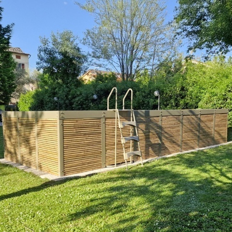 Basen ogrodowy 500x200x120 cm Antea Laghetto XANT25BIBASG10