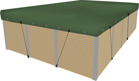 Pokrywa zimowa basenowa 500x300 cm Antea Laghetto