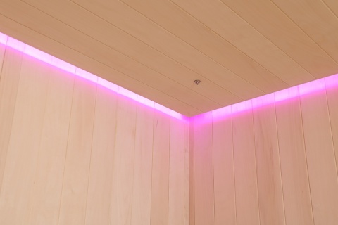 Sauna sucha z piecem 6 kW + parowa 340x175x210 cm 4 osobowa