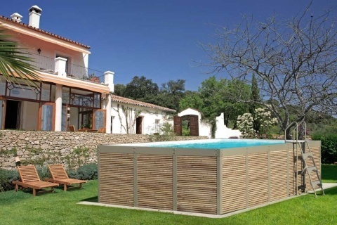 Basen ogrodowy 600x300x120 cm Antea Laghetto XANT36BIBASG10
