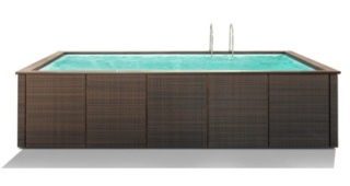 Basen ogrodowy ratanowy 700x300 cm DolceVita Ratan Laghetto
