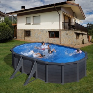 Basen ogrodowy stalowy Dream Pool 610x375x120 cm GRE