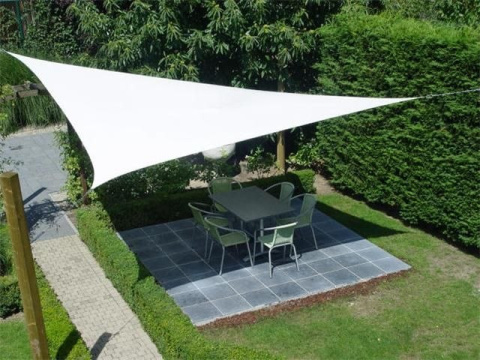 Żagiel przeciwsłoneczny ogrodowy trójkąt 5mx5m