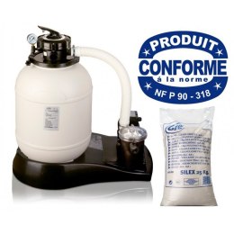 Basen ogrodowy stalowy Varadero 500 x 340 x 120 cm GRE