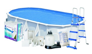 Basen ogrodowy stalowy Atlantis 800x470x132cm GRE